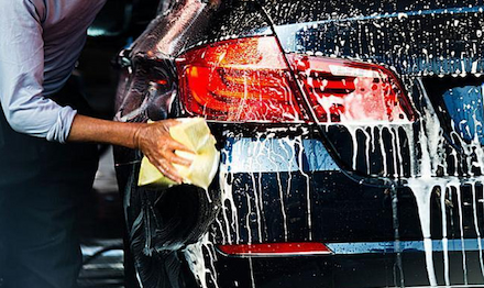 Car cleaning agent defoamer
