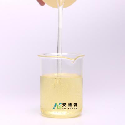 Mineral oil and hydrophobic particles antifoam emulsion detergent