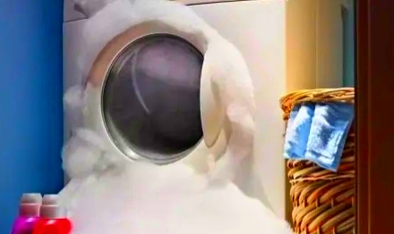 What to do if the laundry detergent foams?